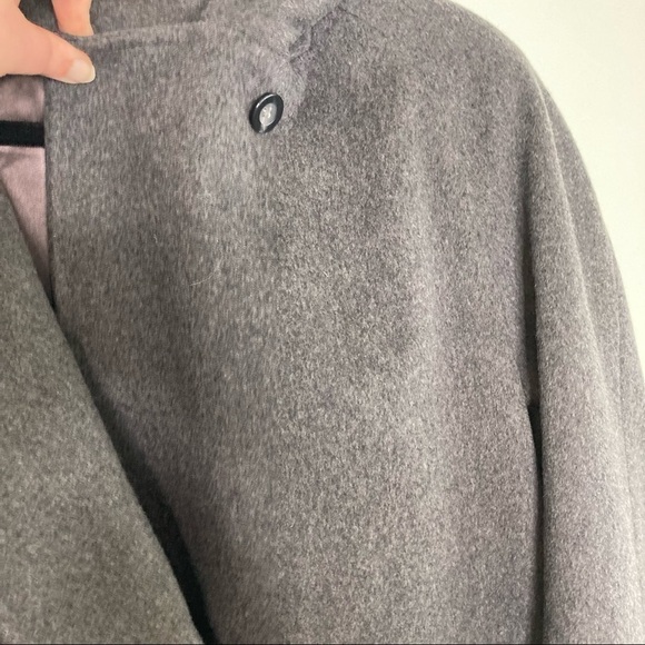 Ada Gray Double-Breasted Coat - Picture 9 of 11